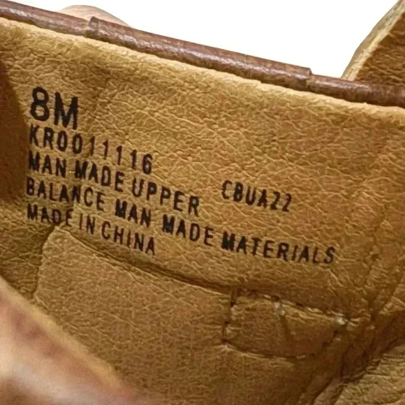 Korks Ease Women's Fraya Slingback Wedge Platform Sandals Brown Size 8 EUC - Picture 6 of 6